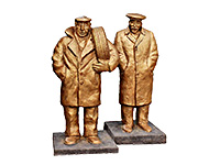 Памятник героям фильма "Мимино" г. Приозерск (Казахстан)